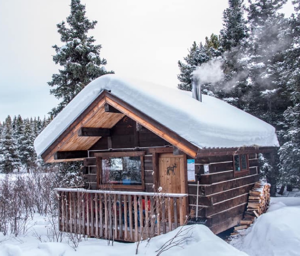 Jim Baird tests the Garmin GPSMAPS 66i while snowmobiling in the Yukon.